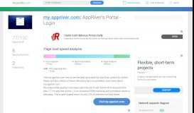 
							         Access my.appriver.com. AppRiver's Portal - Login								  
							    
