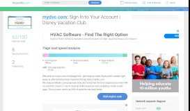 
							         Access mydvc.com. Sign In to Your Account | Disney Vacation ...								  
							    