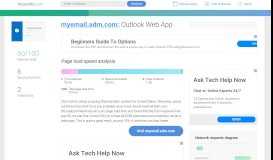 
							         Access myemail.adm.com. Outlook Web App								  
							    