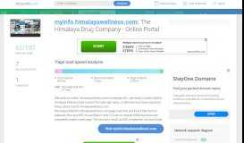 
							         Access myinfo.himalayawellness.com. The Himalaya Drug Company ...								  
							    