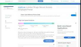 
							         Access myld.ca. London Drugs Secure Access Employee Portal								  
							    