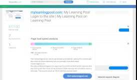 
							         Access mylearningpool.com. My Learning Pool: Login to the ...								  
							    