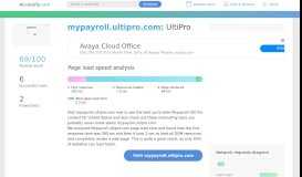 
							         Access mypayroll.ultipro.com. UltiPro								  
							    