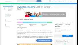 
							         Access myquotes.emc.com. Login or Register | Dell US								  
							    