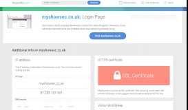 
							         Access myshowsec.co.uk. Login Page								  
							    