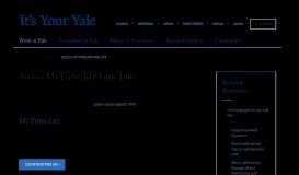 
							         Access MyTime | It's Your Yale								  
							    
