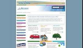 
							         Access NS | Government of NS - Government of Nova Scotia								  
							    