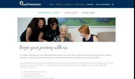 
							         Access Our Services - Royal Freemasons								  
							    