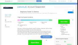 
							         Access pakturk.pk. Account Suspended								  
							    