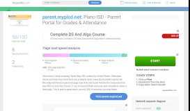 
							         Access parent.mypisd.net. Plano ISD - Parent Portal for Grades ...								  
							    