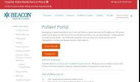 
							         Access Patient Portals - Beacon Health System								  
							    