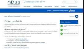 
							         Access Point Resources - NDSS								  
							    