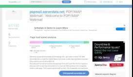 
							         Access popmail.serverdata.net. POP/IMAP Webmail ...								  
							    