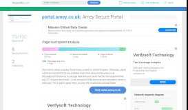 
							         Access portal.amey.co.uk. Amey Secure Portal								  
							    