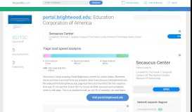 
							         Access portal.brightwood.edu. Education Corporation of ...								  
							    