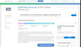 
							         Access portal.exe-coll.ac.uk. Exeter College Please log in								  
							    