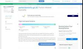 
							         Access portal.kominfo.go.id. Portal Intranet Kominfo								  
							    