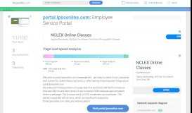 
							         Access portal.lpssonline.com. Employee Service Portal								  
							    