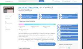 
							         Access portal.mazdaeur.com. Mazda Central Authentication								  
							    