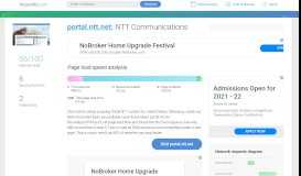 
							         Access portal.ntt.net. NTT Communications								  
							    