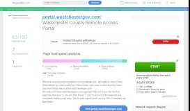 
							         Access portal.westchestergov.com. Westchester County Remote ...								  
							    