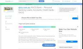 
							         Access qtcu.com.au. RACQ Bank – Personal Banking, Loans ...								  
							    