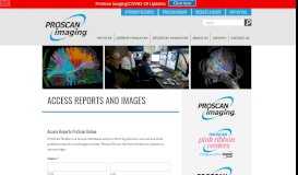 
							         Access Reports and Images - Proscan Imaging								  
							    