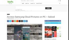 
							         Access Samsung Cloud Pictures on PC - Solved - - iTechify								  
							    