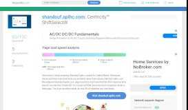 
							         Access shandsuf.apihc.com. Centricity™ ShiftSelect - Accessify								  
							    
