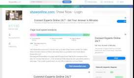 
							         Access shawonline.com. Shaw Now - Login								  
							    