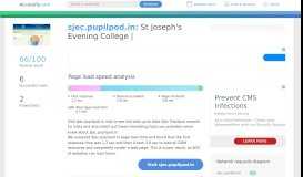 
							         Access sjec.pupilpod.in. St Joseph's Evening College |								  
							    