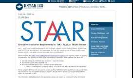 
							         Access STAAR Scores – STAAR Test – Bryan Independent School ...								  
							    