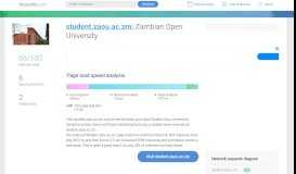 
							         Access student.zaou.ac.zm. Zambian Open University								  
							    