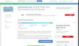 
							         Access sunhrportal.com. SunHR Portal | Sun Communities & Sun RV ...								  
							    
