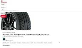
							         Access The Bridgestone Teammate Sign-In Portal | E Guided Service ...								  
							    