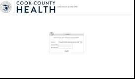
							         Access The CCHHS Portal - Cook County Health								  
							    