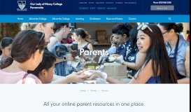 
							         Access the Parent Portal - Our Lady of Mercy College Parramatta								  
							    