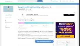 
							         Access theuniversity.unimas.my. Welcome to UNIMAS Portal								  
							    