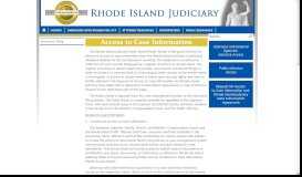 
							         Access to Case Information - Rhode Island Courts - RI.gov								  
							    