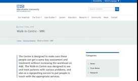 
							         Access to MFT Intranet - Manchester University NHS ...								  
							    