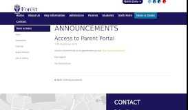 
							         Access to Parent Portal - Access to Parent Portal ... - The Forest School								  
							    