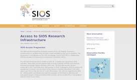 
							         Access to SIOS Research Infrastructure | sios.metsis.met.no								  
							    