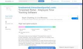 
							         Access tradewind.timesheetportal.com. Timesheet Portal ...								  
							    