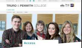 
							         Access - Truro and Penwith College								  
							    
