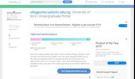 
							         Access uilugportal.unilorin.edu.ng. University of Ilorin: Undergraduate ...								  
							    