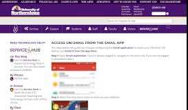 
							         Access UNI email from the Gmail app | Information Technology								  
							    