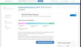 
							         Access vendorportal.joann.com. Welcome to JOANN								  
							    