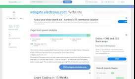 
							         Access webgate.electrolux.com. WebGate								  
							    