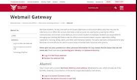 
							         Access Webmail | Ball State University								  
							    