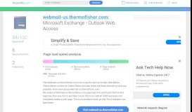 
							         Access webmail-us.thermofisher.com. Microsoft Exchange ...								  
							    